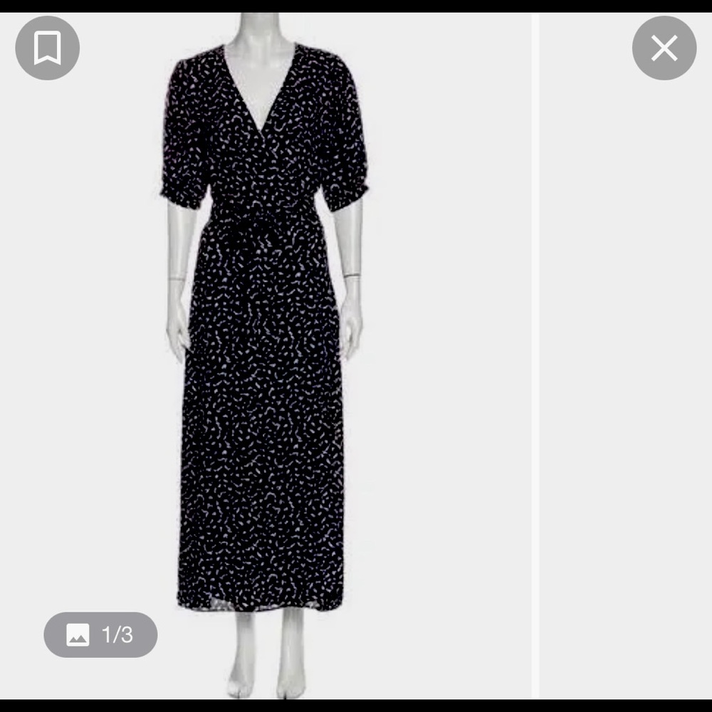Misa Los Angeles floral print wrap dress size small never been worn